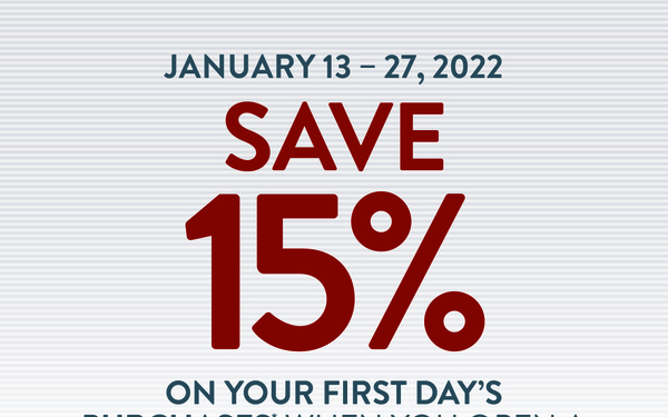 New MILITARY STAR Cardholders Save 15% on First-Day Purchases Jan. 13 to 27