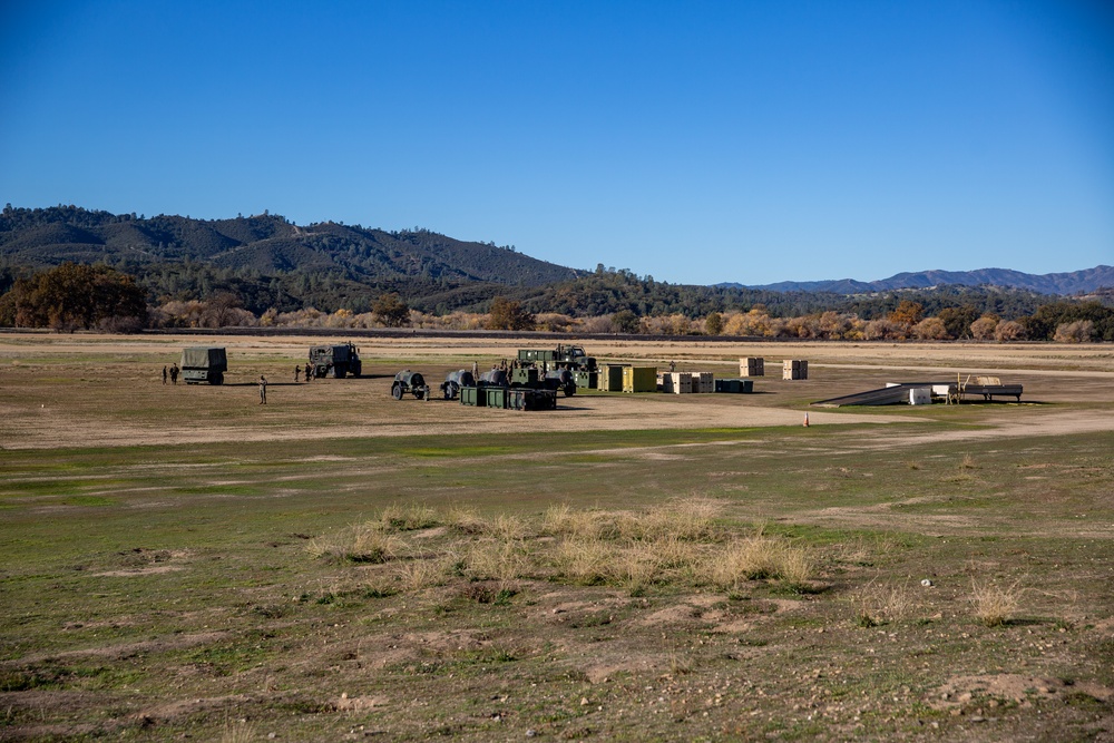 Combat Logistics Battalion 5 Set Up A COC At Fort Hunter Liggett