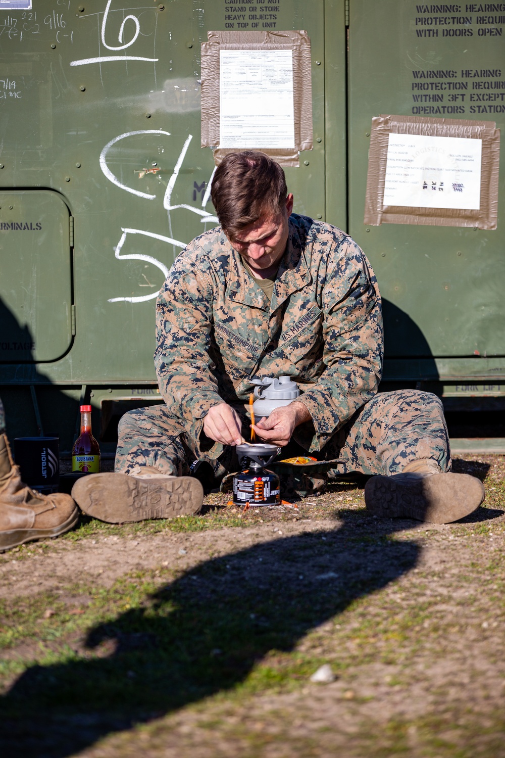 Combat Logistics Battalion 5 Set Up A COC At Fort Hunter Liggett