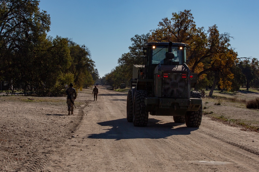 Combat Logistics Battalion 5 Set Up A COC At Fort Hunter Liggett