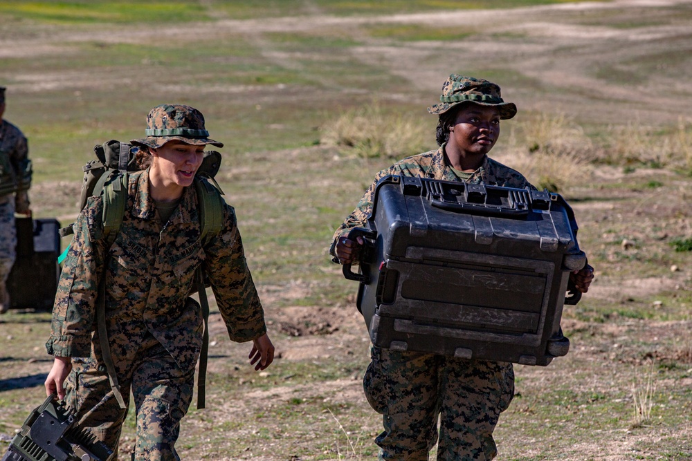 Combat Logistics Battalion 5 Set Up A COC At Fort Hunter Liggett