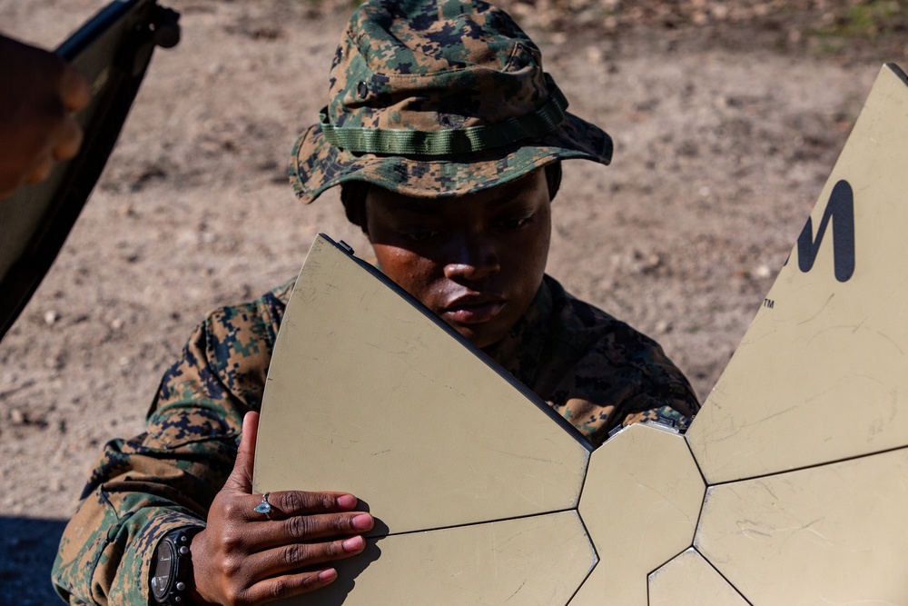 Combat Logistics Battalion 5 Set Up A COC At Fort Hunter Liggett