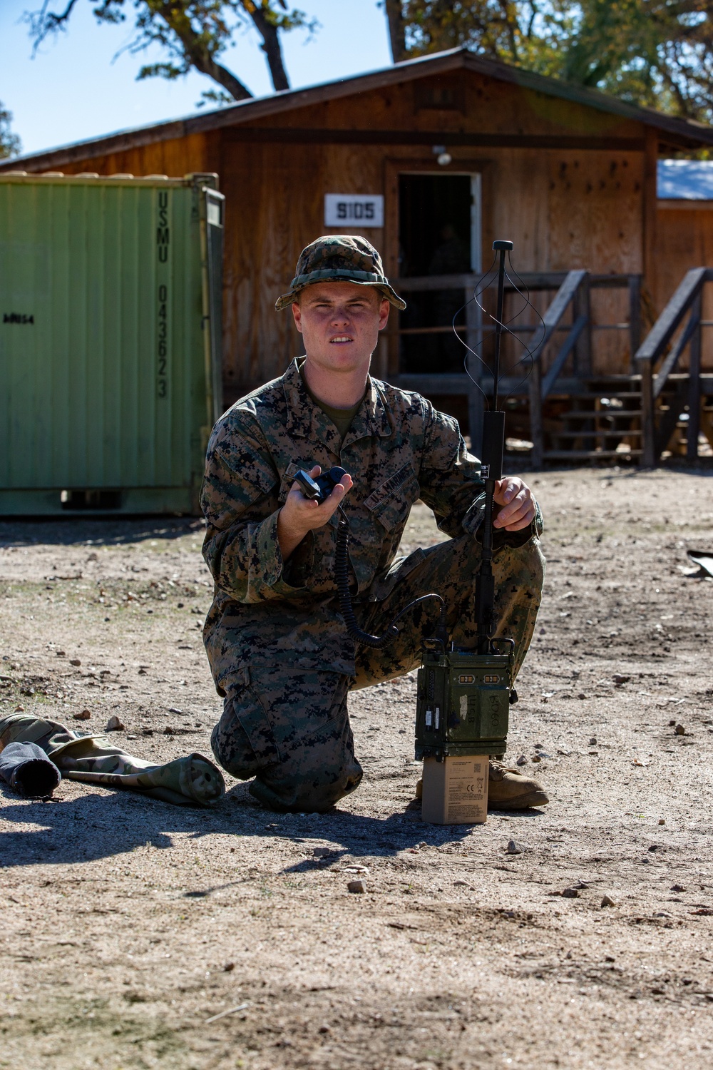 Combat Logistics Battalion 5 Set Up A COC At Fort Hunter Liggett