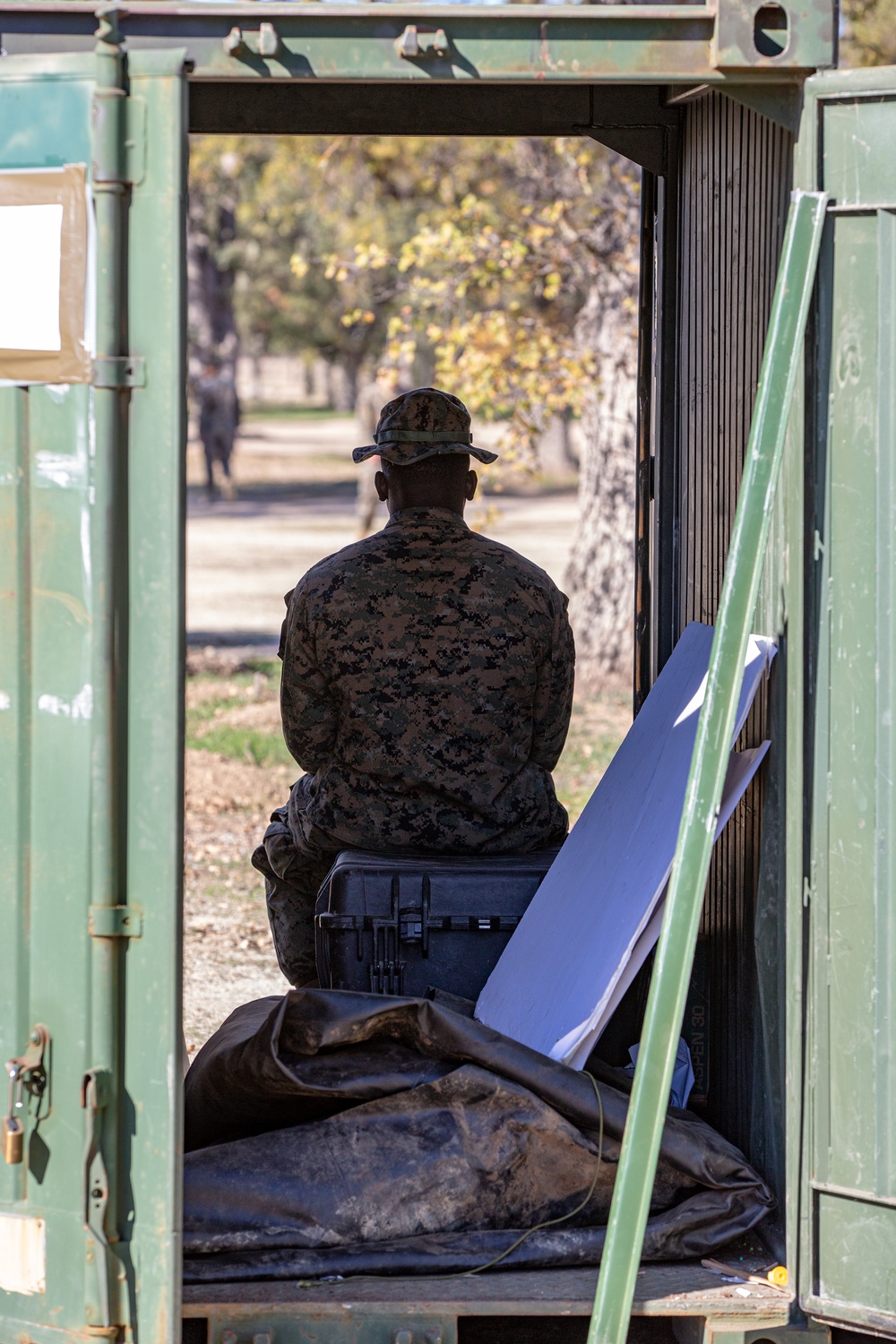 Combat Logistics Battalion 5 Set Up A COC At Fort Hunter Liggett