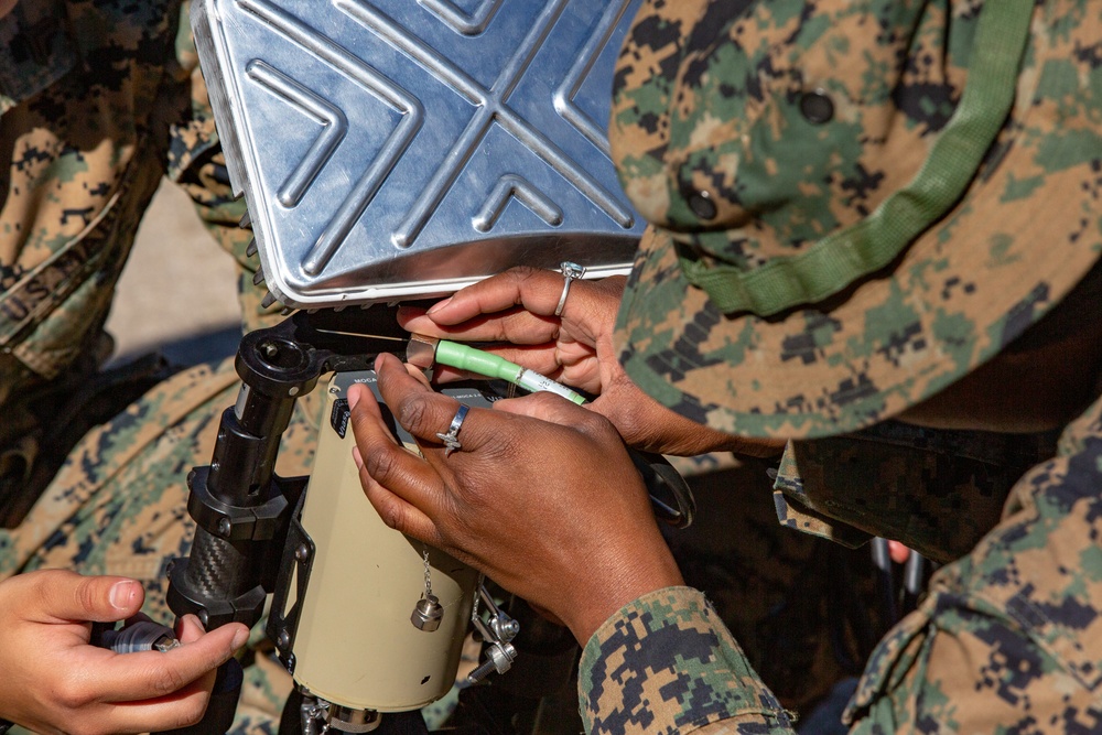 Combat Logistics Battalion 5 Set Up A COC At Fort Hunter Liggett