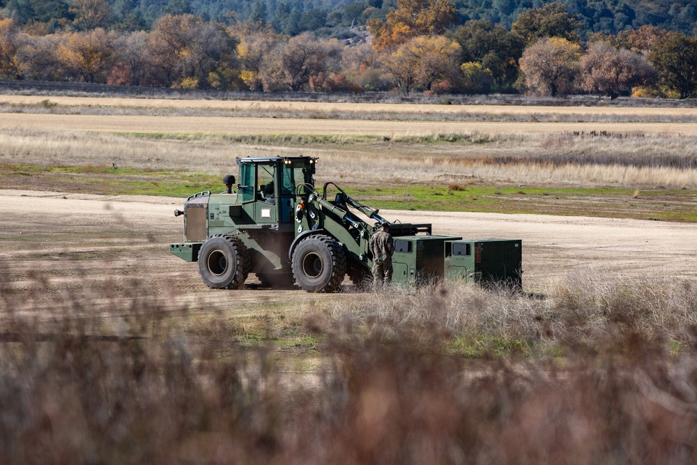 Combat Logistics Battalion 5 Set Up A COC At Fort Hunter Liggett