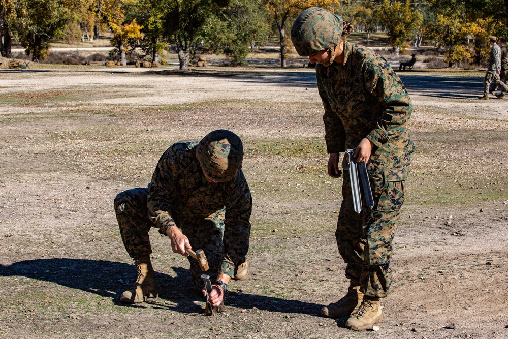 Combat Logistics Battalion 5 Set Up A COC At Fort Hunter Liggett