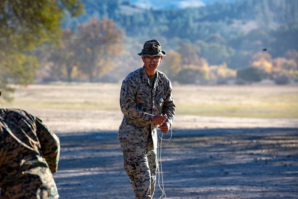 Combat Logistics Battalion 5 Set Up A COC At Fort Hunter Liggett