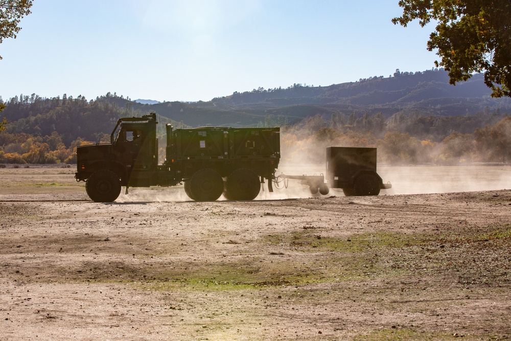 Combat Logistics Battalion 5 Set Up A COC At Fort Hunter Liggett