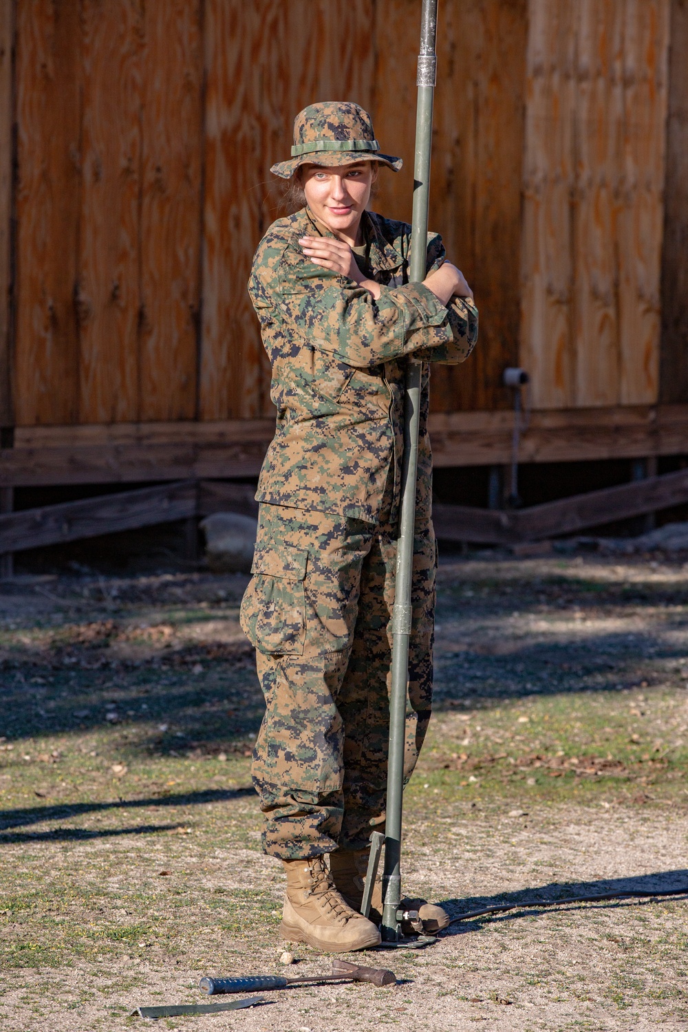 Combat Logistics Battalion 5 Set Up A COC At Fort Hunter Liggett