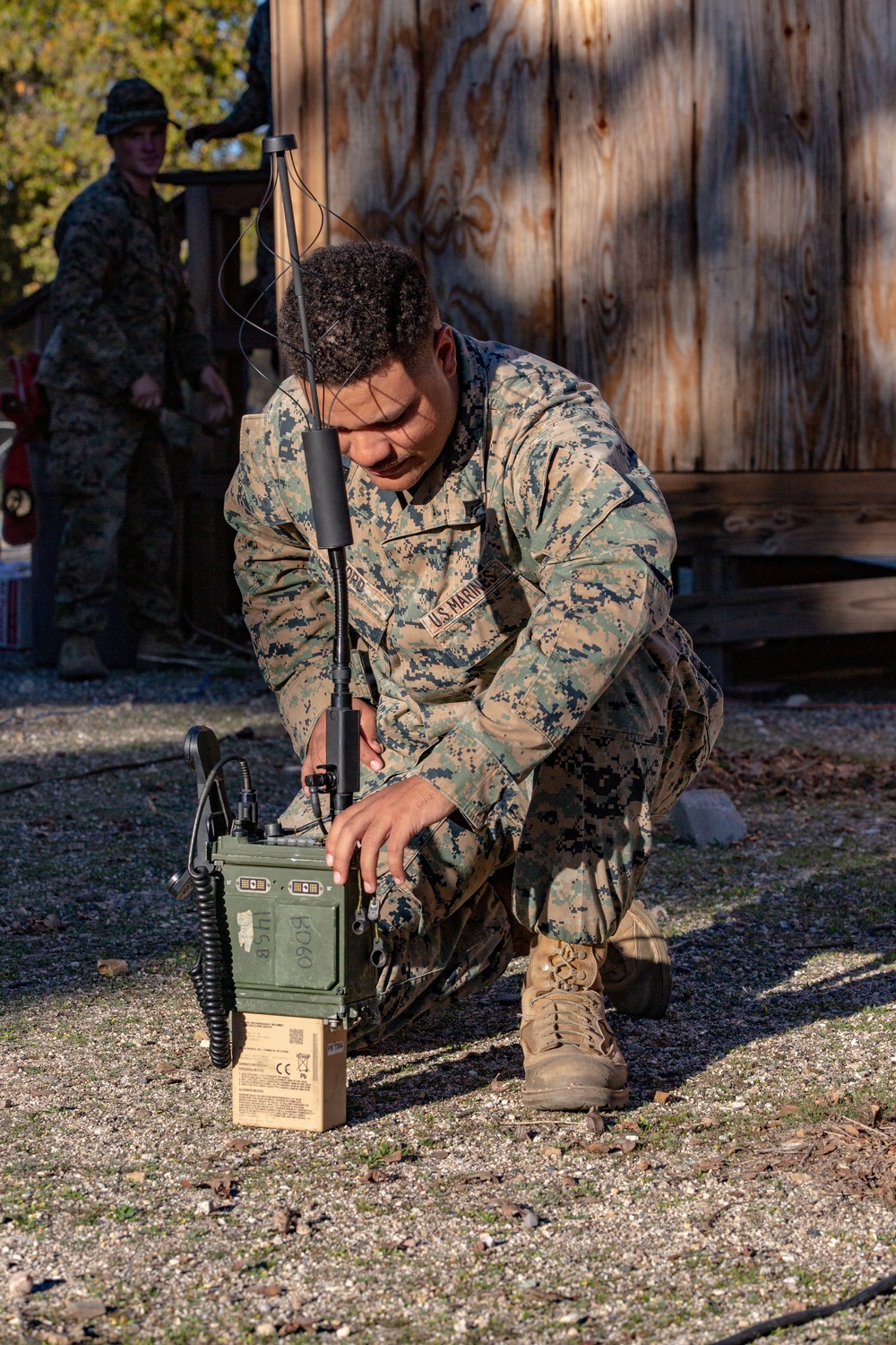 Combat Logistics Battalion 5 Set Up A COC At Fort Hunter Liggett