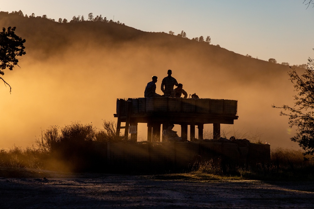 Combat Logistics Battalion 5 Set Up A COC At Fort Hunter Liggett