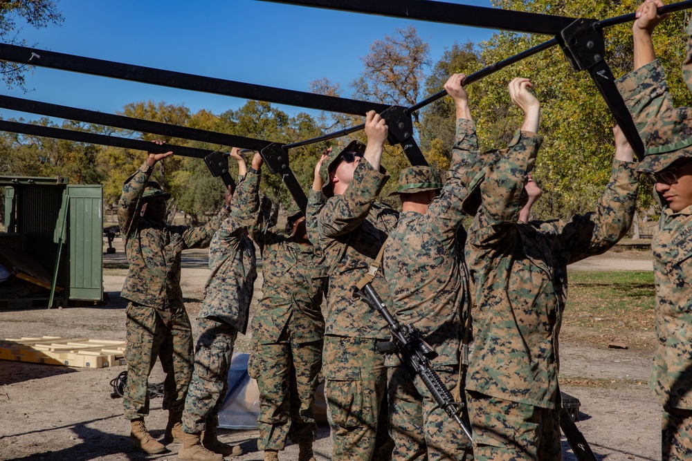 Combat Logistics Battalion 5 Set Up A COC At Fort Hunter Liggett