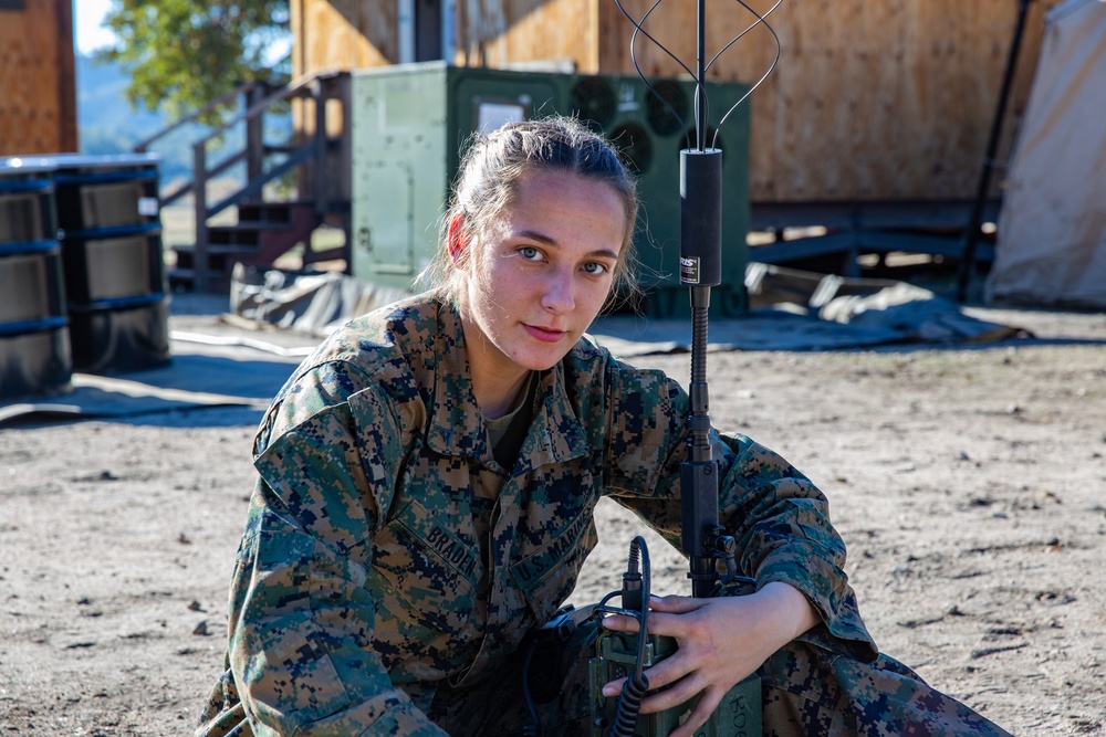 Combat Logistics Battalion 5 Set Up A COC At Fort Hunter Liggett