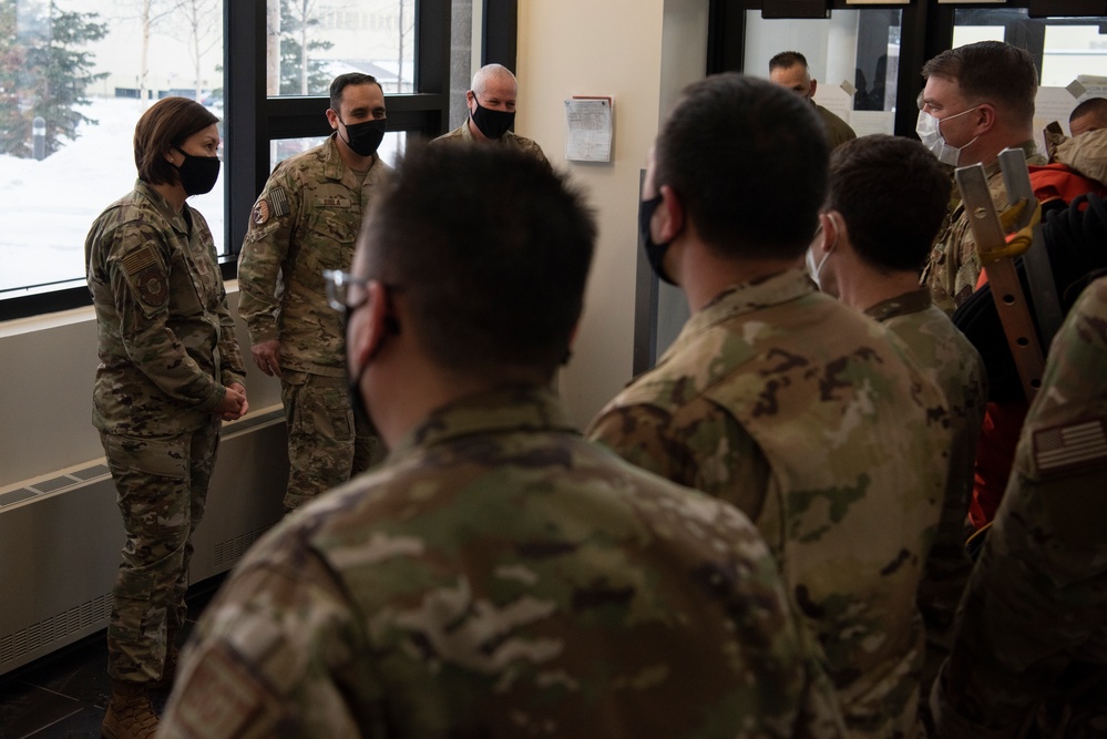 CMSAF JoAnne Bass visits JBER