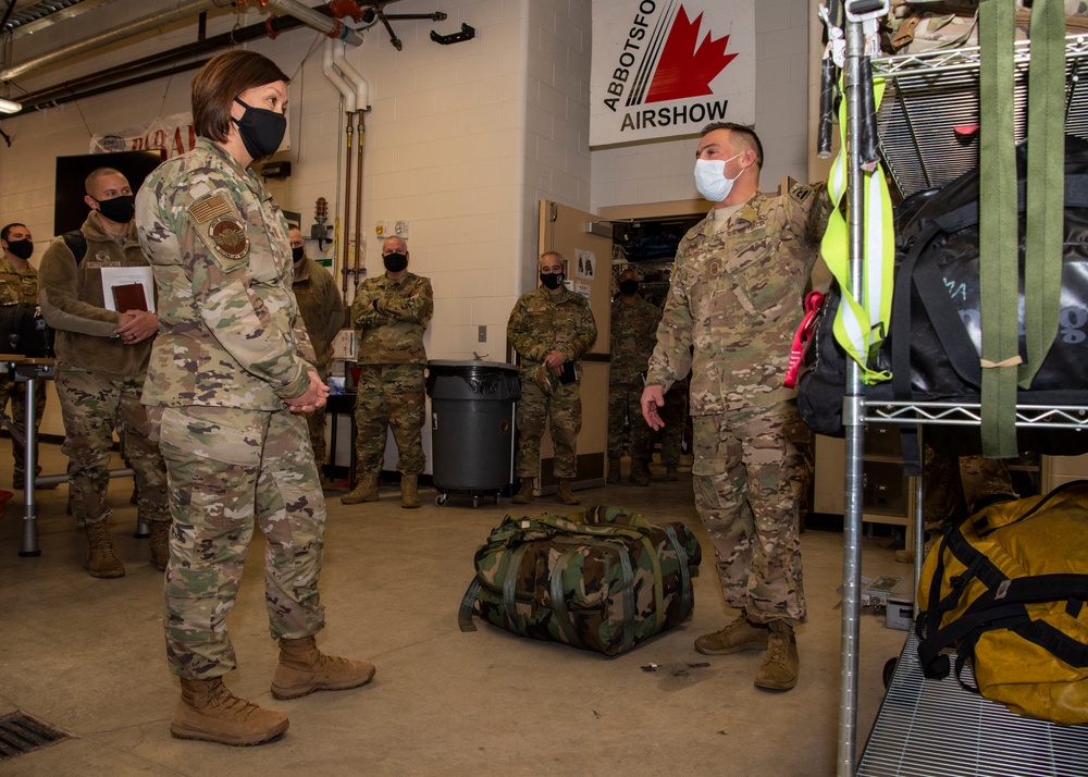 CMSAF JoAnne Bass visits JBER