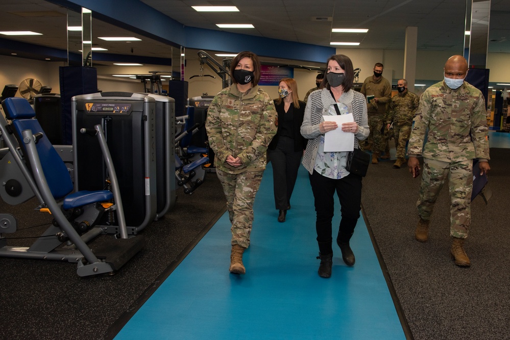 CMSAF JoAnne Bass visits JBER