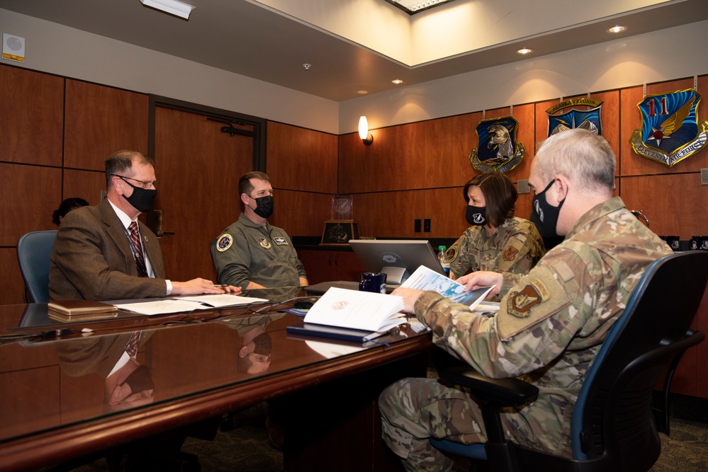 CMSAF JoAnne Bass visits JBER