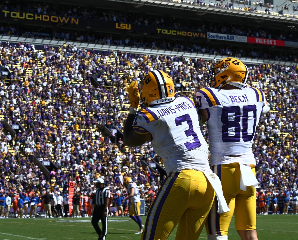 B-52 does flyover at LSU game