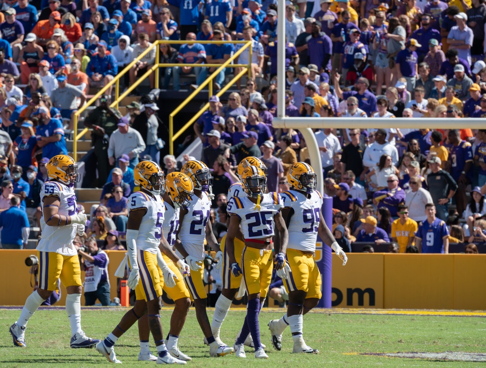 B-52 does flyover at LSU game