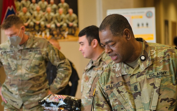 Boy Scouts donate popcorn to Indiana National Guardsmen