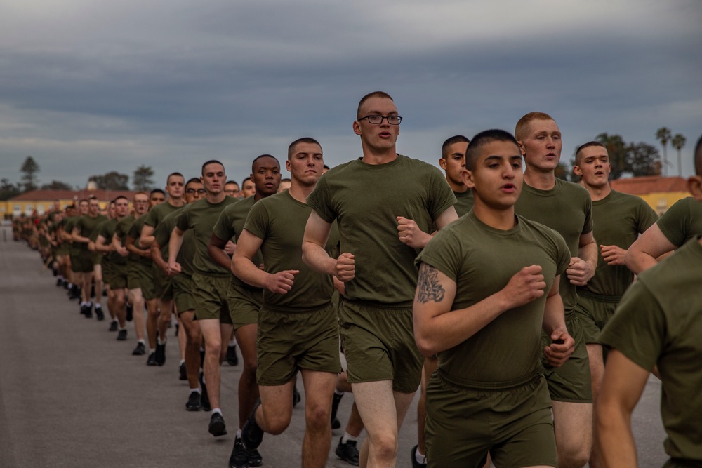 Alpha Company Motivational Run