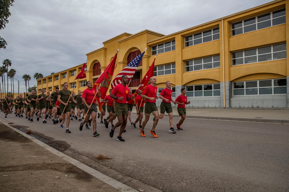 Alpha Company Motivational Run