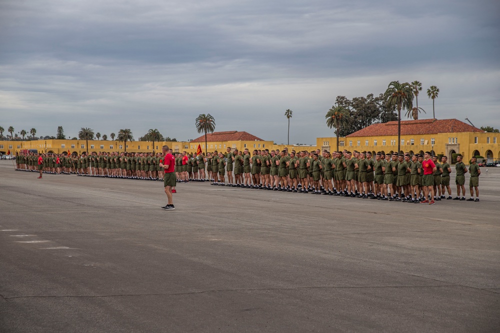 Alpha Company Motivational Run