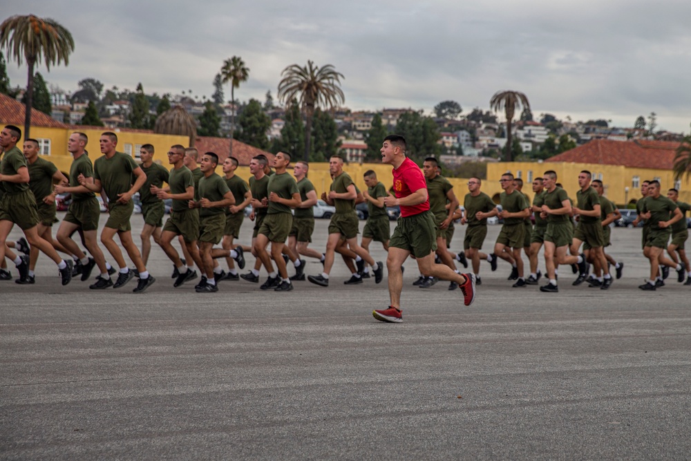 Alpha Company Motivational Run