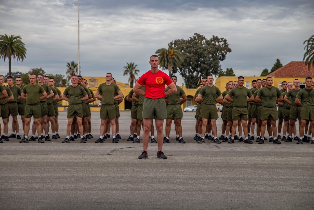 Alpha Company Motivational Run