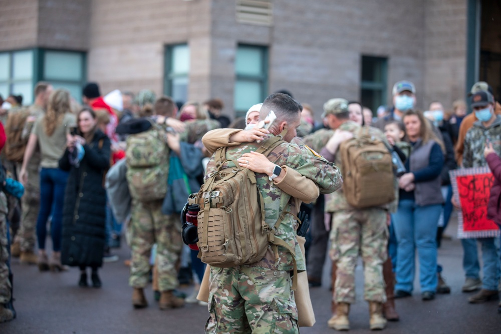 Task Force Iron Gray Returns Home