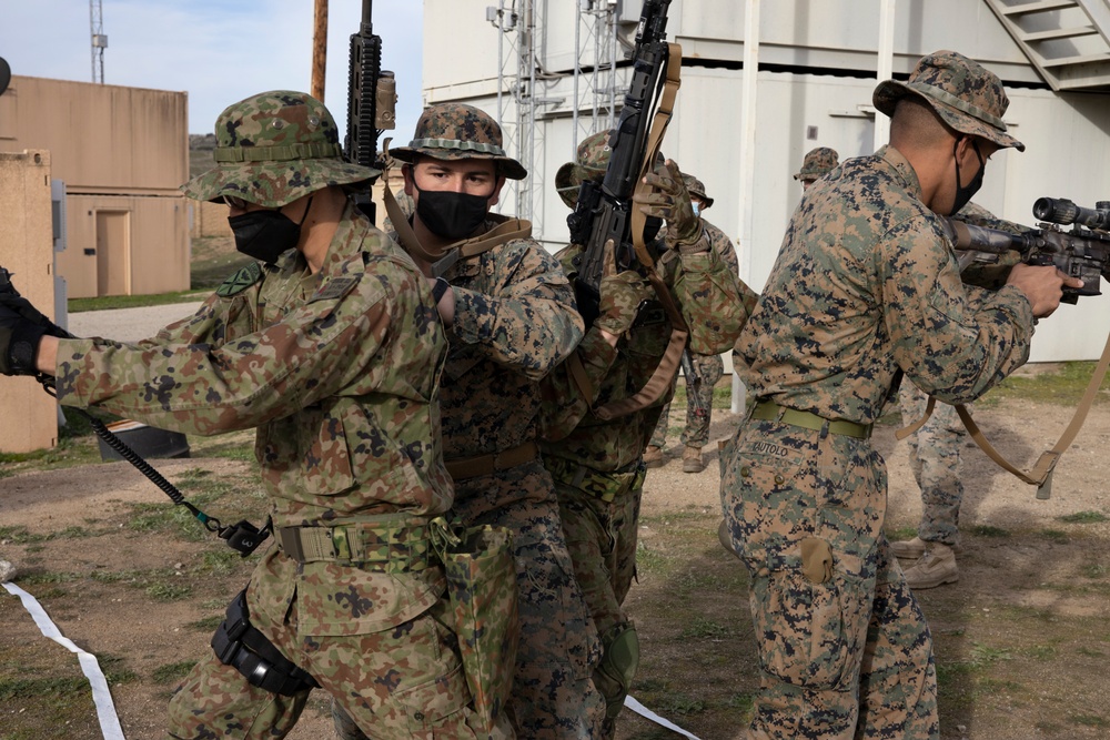 Iron Fist 2022: US Marines, Japan Ground Self-Defense Force soldiers conduct house-clearing drills