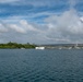 USCG Cutter Stratton render honors to USS Arizona Memorial