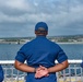 USCG Cutter Stratton render honors to USS Arizona Memorial