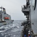 USS Lake Champlain conducts replenishment-at-sea in the South China Sea