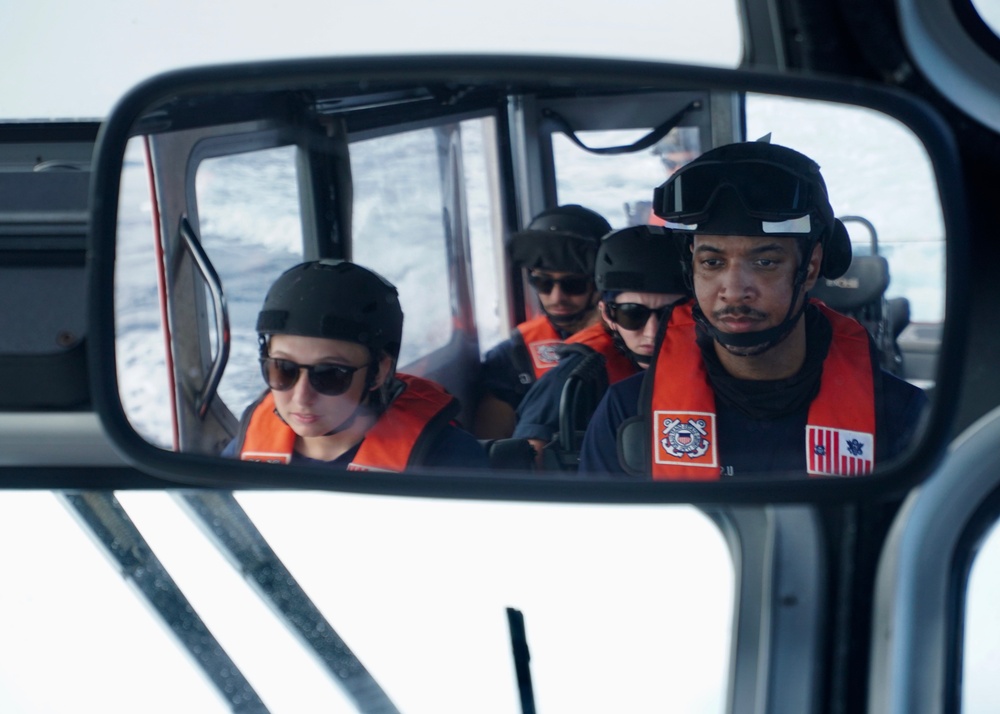 USCG Cutter Stratton crew conducts small boat training