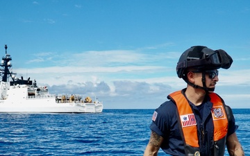 USCG Cutter Stratton crew conducts small boat training