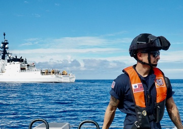 USCG Cutter Stratton crew conducts small boat training