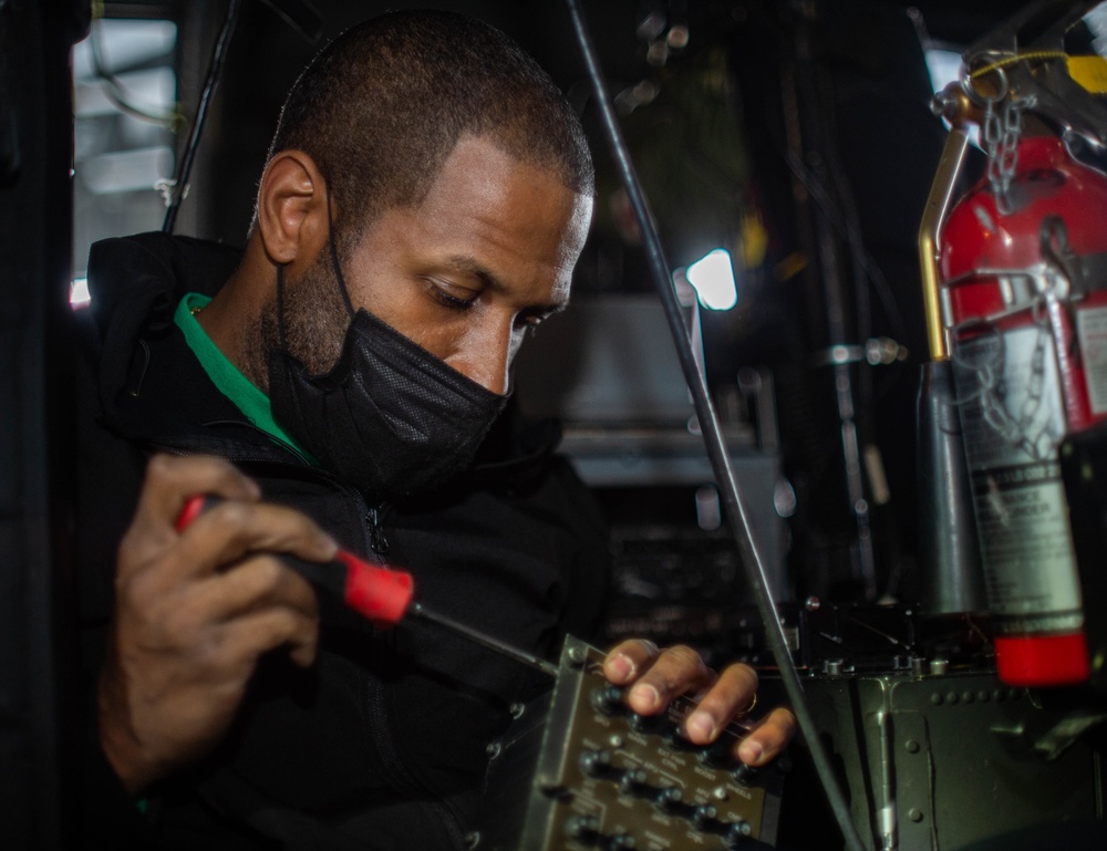 The Harry S. Truman Carrier Strike Group is on a scheduled deployment in the U.S. Sixth Fleet area of operations in support of naval operations to maintain maritime stability and security.