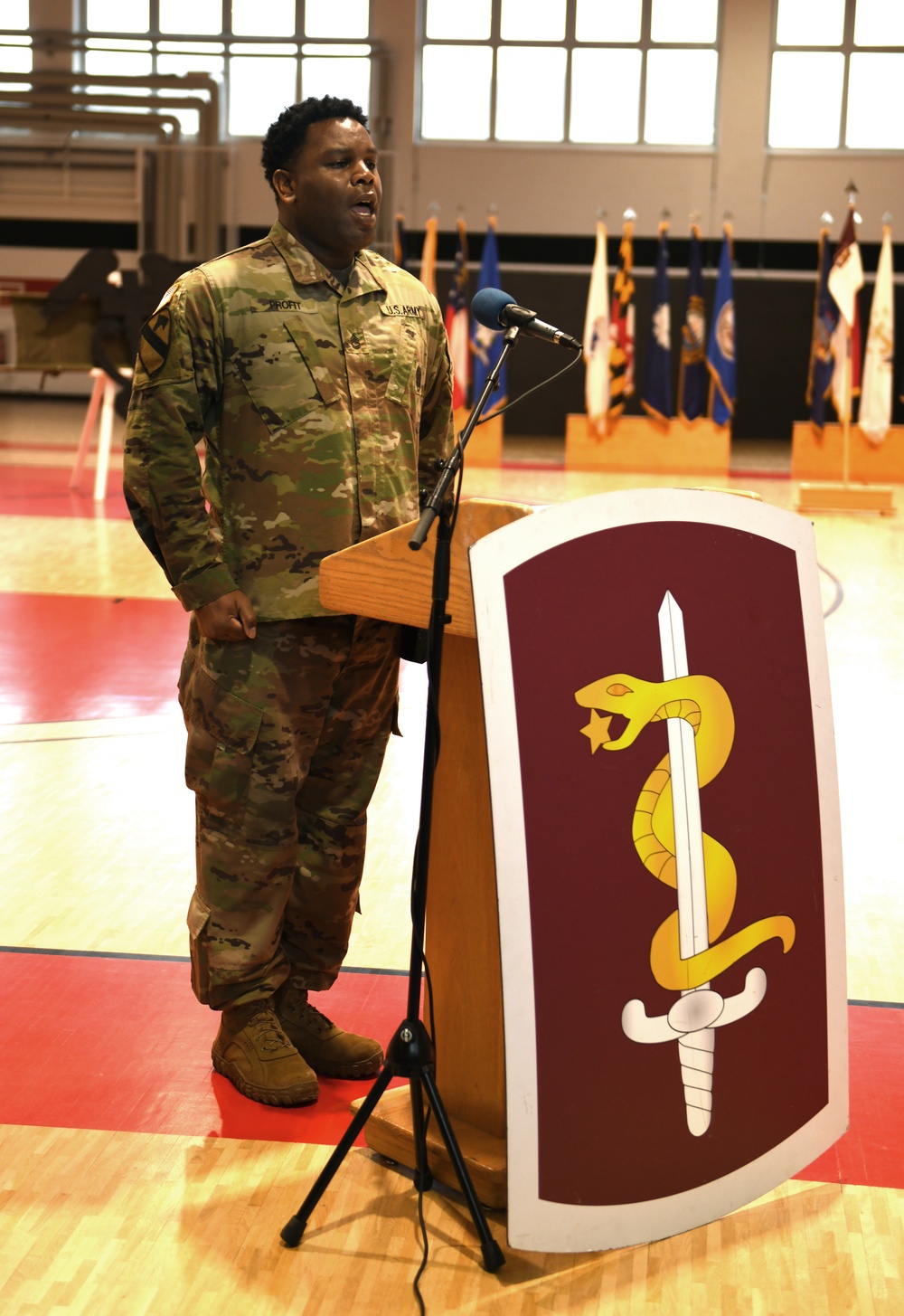 30th Medical Brigade Assumption of Responsibility Ceremony