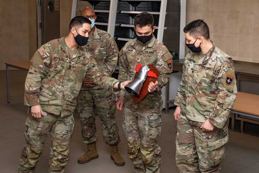 Battle Group Poland best forward observer team award