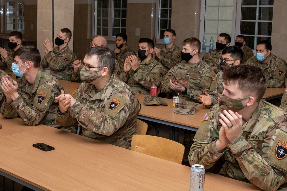 Battle Group Poland best forward observer team award