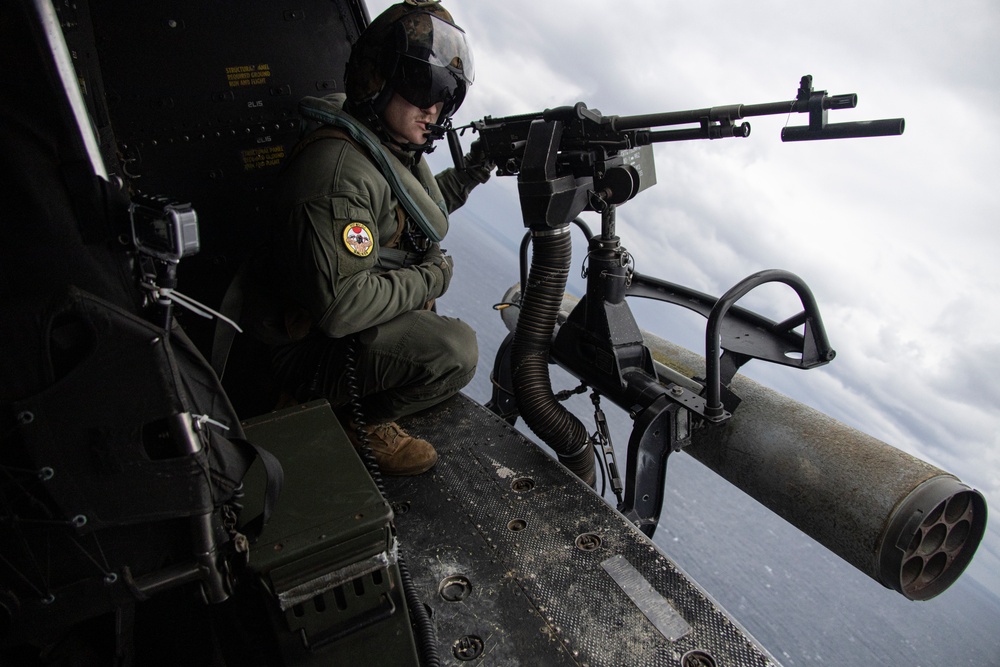 UH-1Y Huey Live Fire Shoot