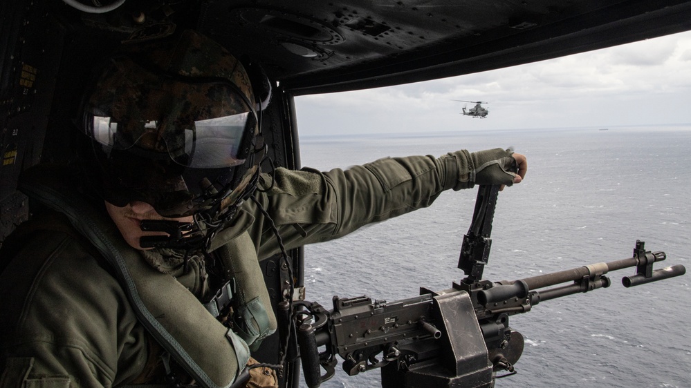 UH-1Y Huey Live Fire Shoot