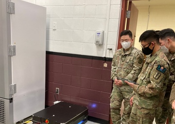 Pilot robotics program increases efficiency at US Army medical materiel distribution center in Korea