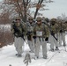 Marching to a bivouac site