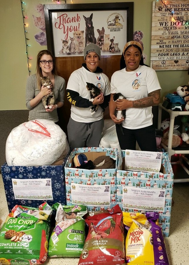 RIA SAMC delivers donations to local animal shelter, embraces community