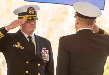 USS Tennessee Blue Changes Command