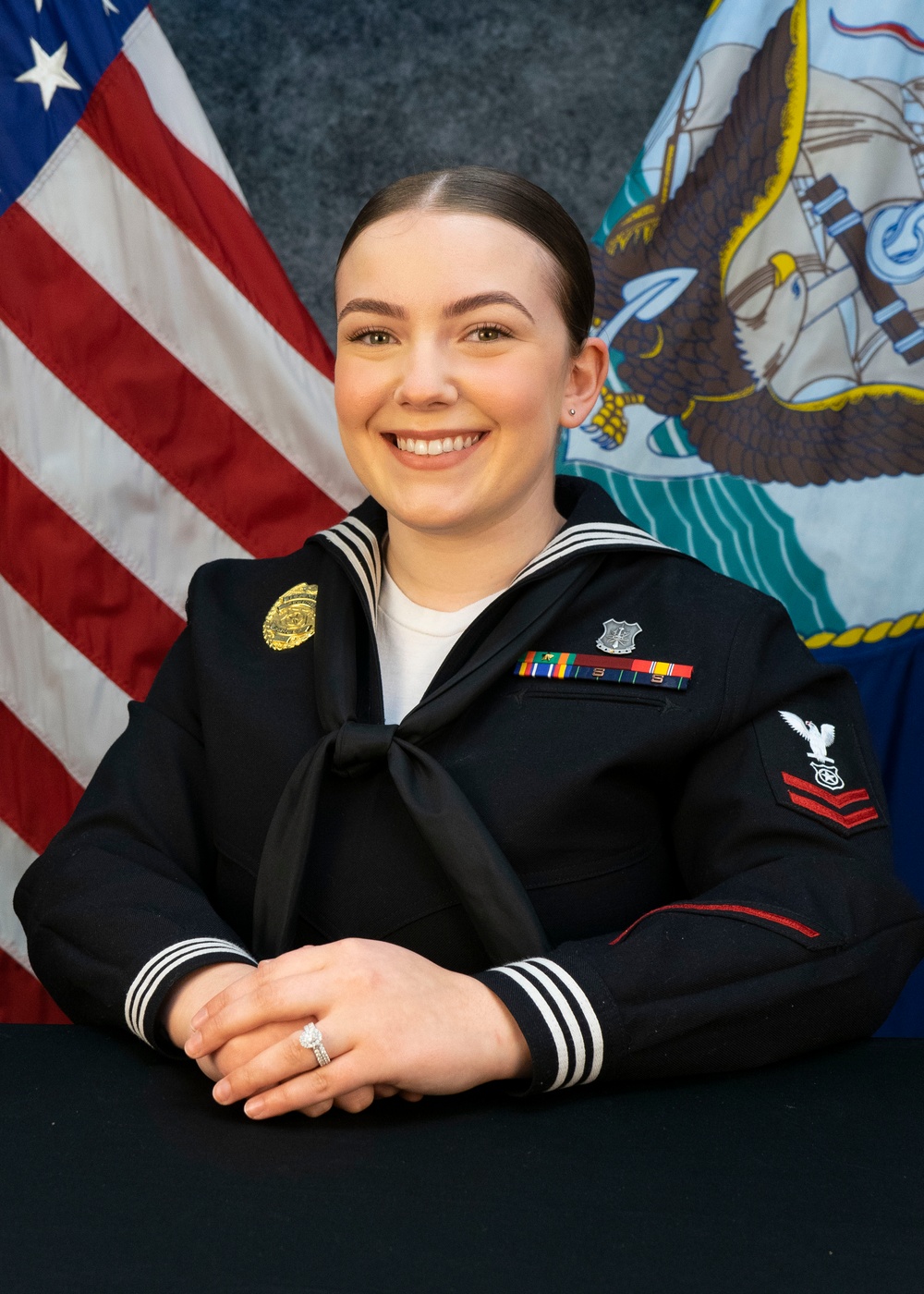 Junior Sailor of the Quarter: Master-At-Arms 2nd Class Lindsey Acosta