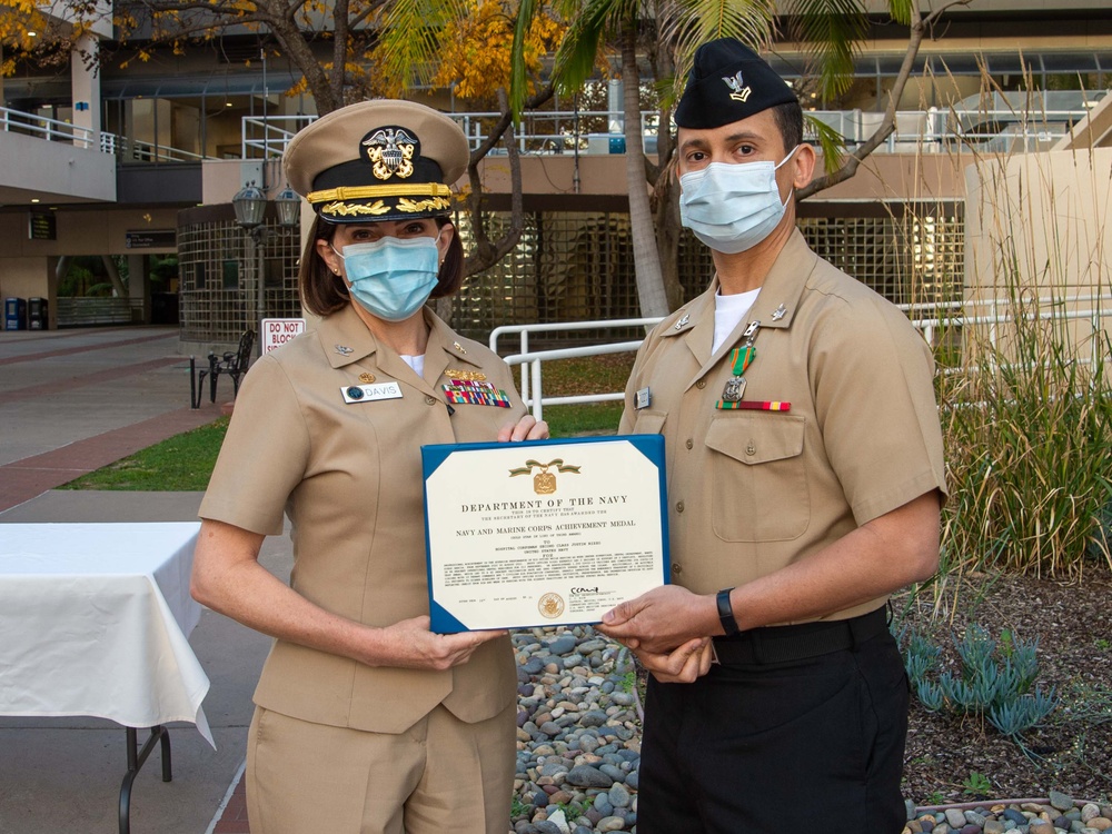 NMRTC San Diego Awards Sailors Jan. 14